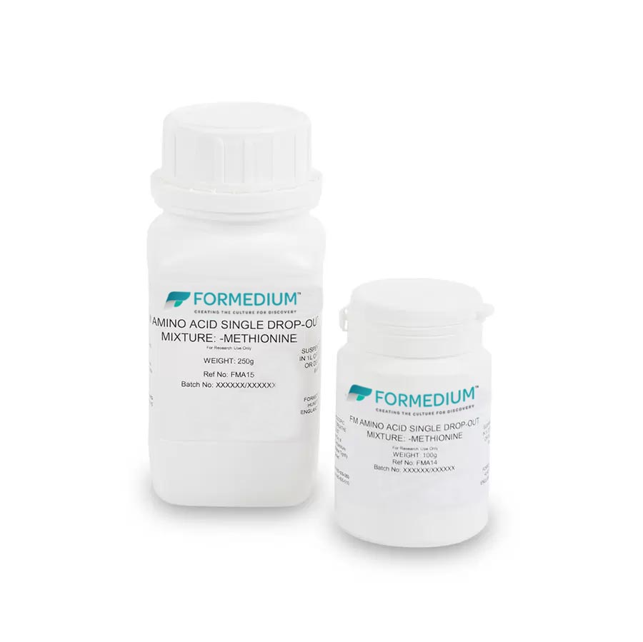 FM drop-out mixture, minus Methionine, 8000 mg/l
