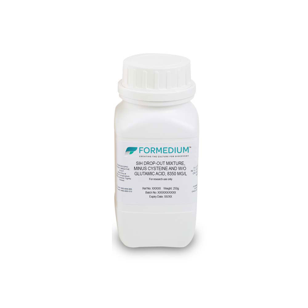 SIH drop-out mixture, minus Cysteine and w/o Glutamic acid, 8350 mg/l