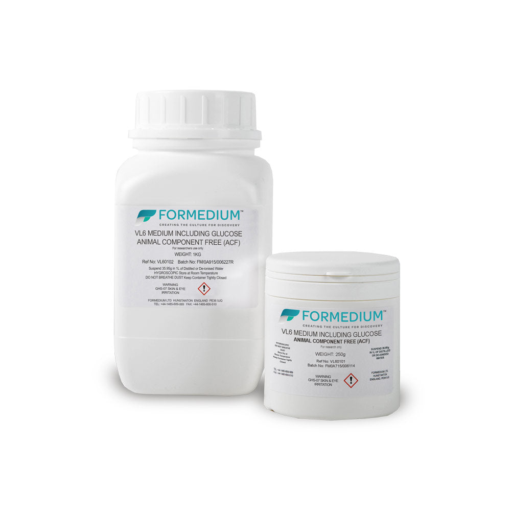 VL6 Medium including Glucose, Animal Free Media